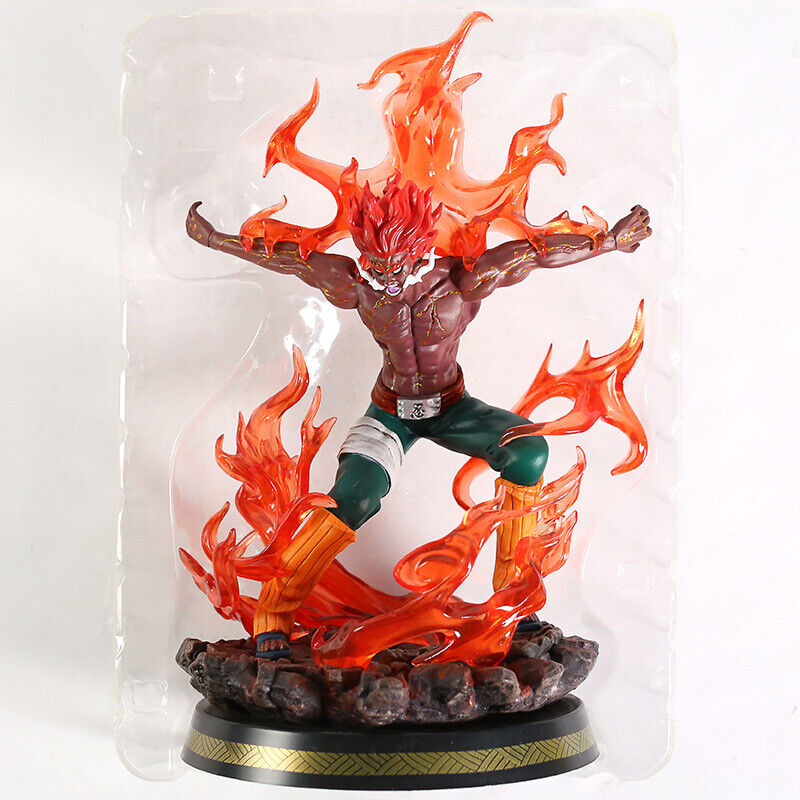 Anime Naruto Shippuden Might Guy Eight Gates PVC Action Figure Model Toy Statue