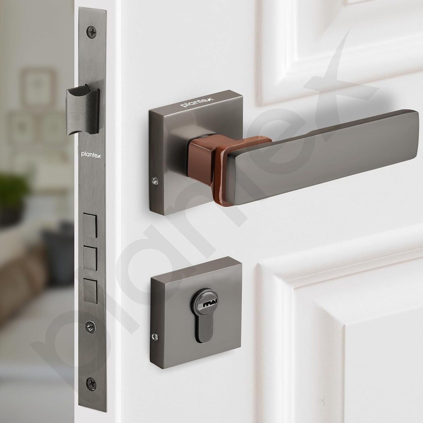 Heavy Duty Mortise Main Door Lock Set For Home With 3 Brass Keys