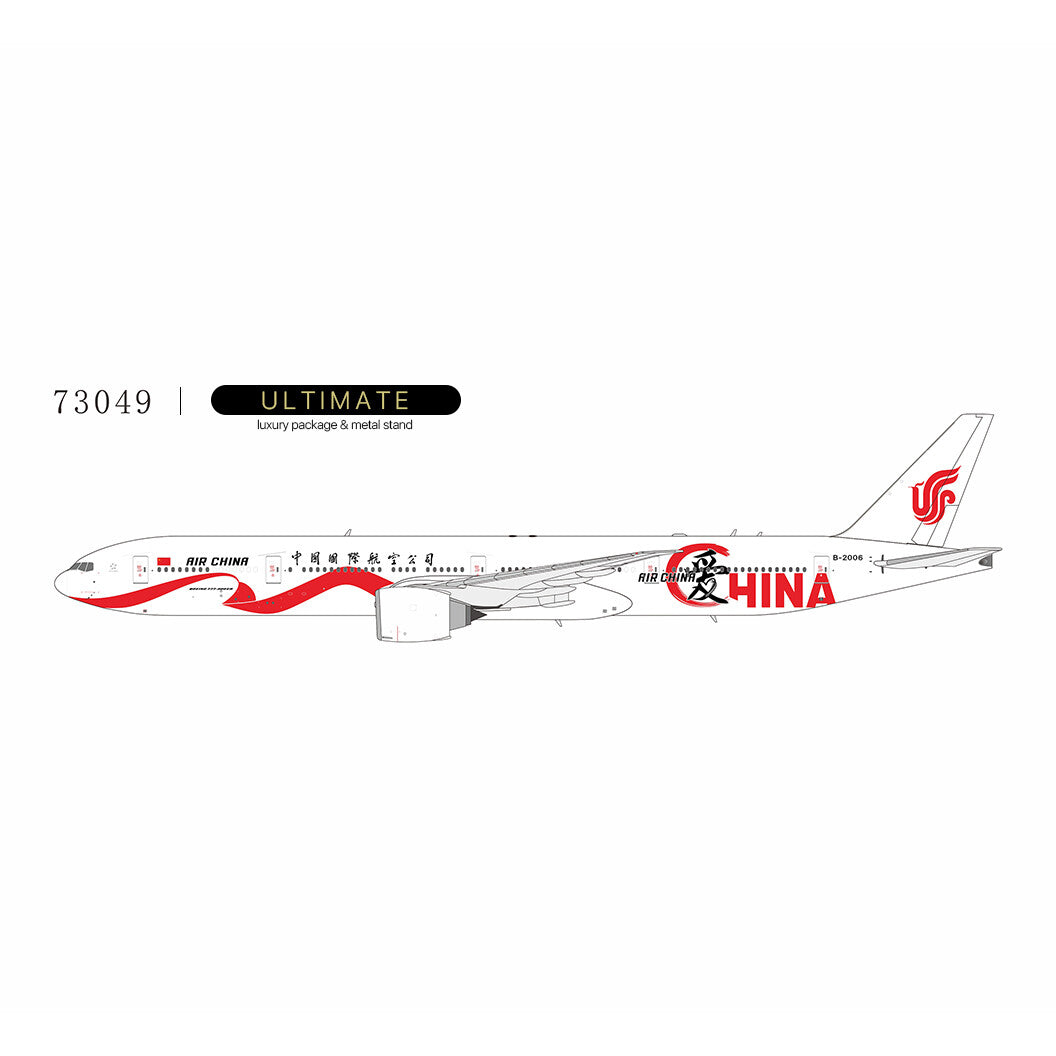 1:400 NGmodels Air China Boeing 777-300ER Passenger Airplane Diecast Model