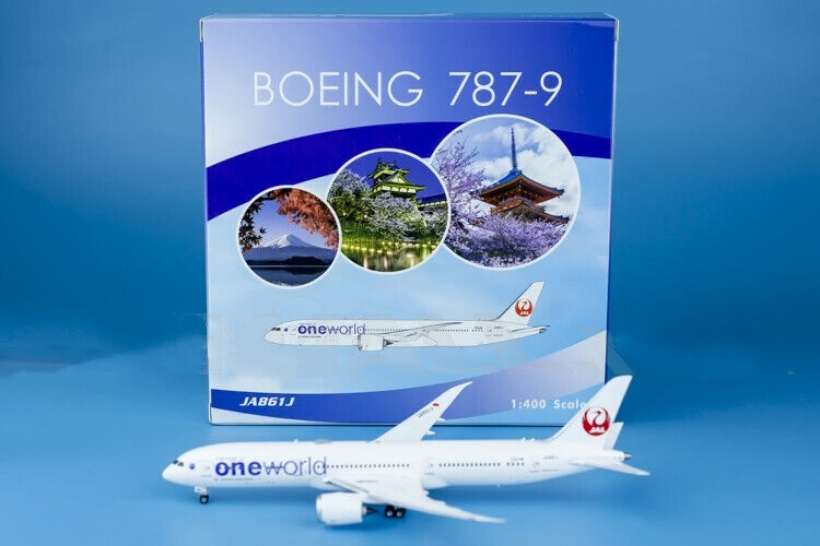 1:400 Phoenix JAPAN AIRLINES Oneworld BOEING 787-9 Passenger Plane Diecast Model