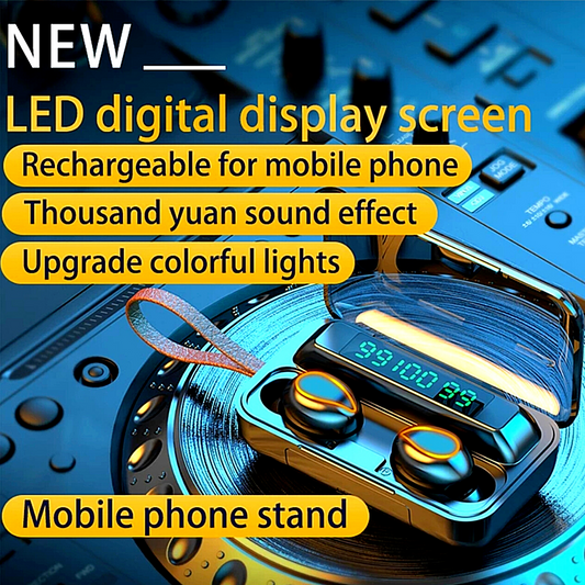 Bluetooth Earbuds for Any Smart Phone Cell Wireless Earphone IPX7 Waterproof US*
