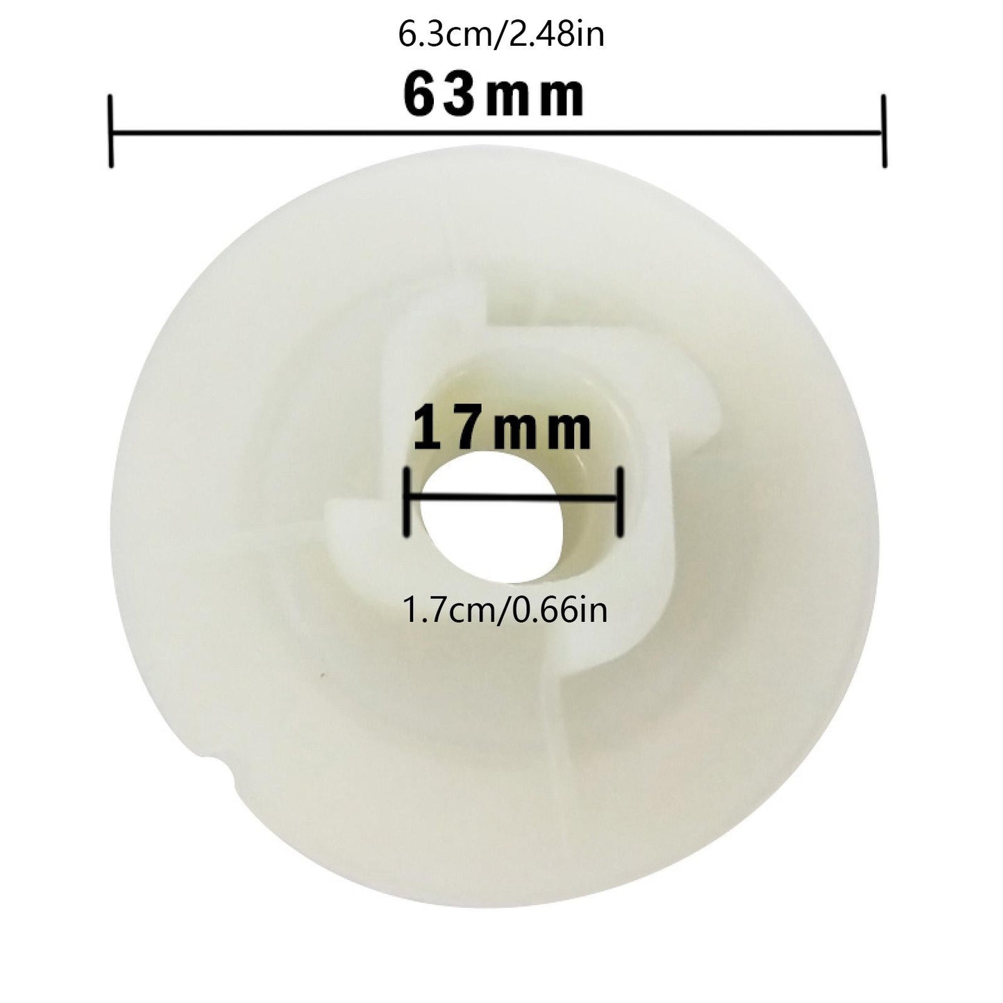 Easy Recoil Starter Bottom Pulley Parts For Chinese 4500 5200 5800 Chainsaw