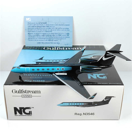 1:200 NG Model Gulfstream G550 Passenger Airplane Diecast Aircraft Model