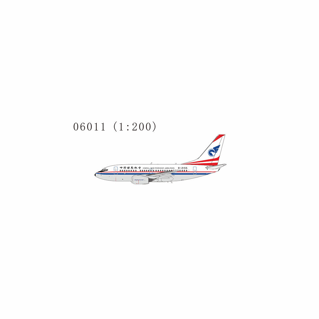 1:200 NG Models China Southwest Plane Airlines B737-600 Diecast Aircraft Model