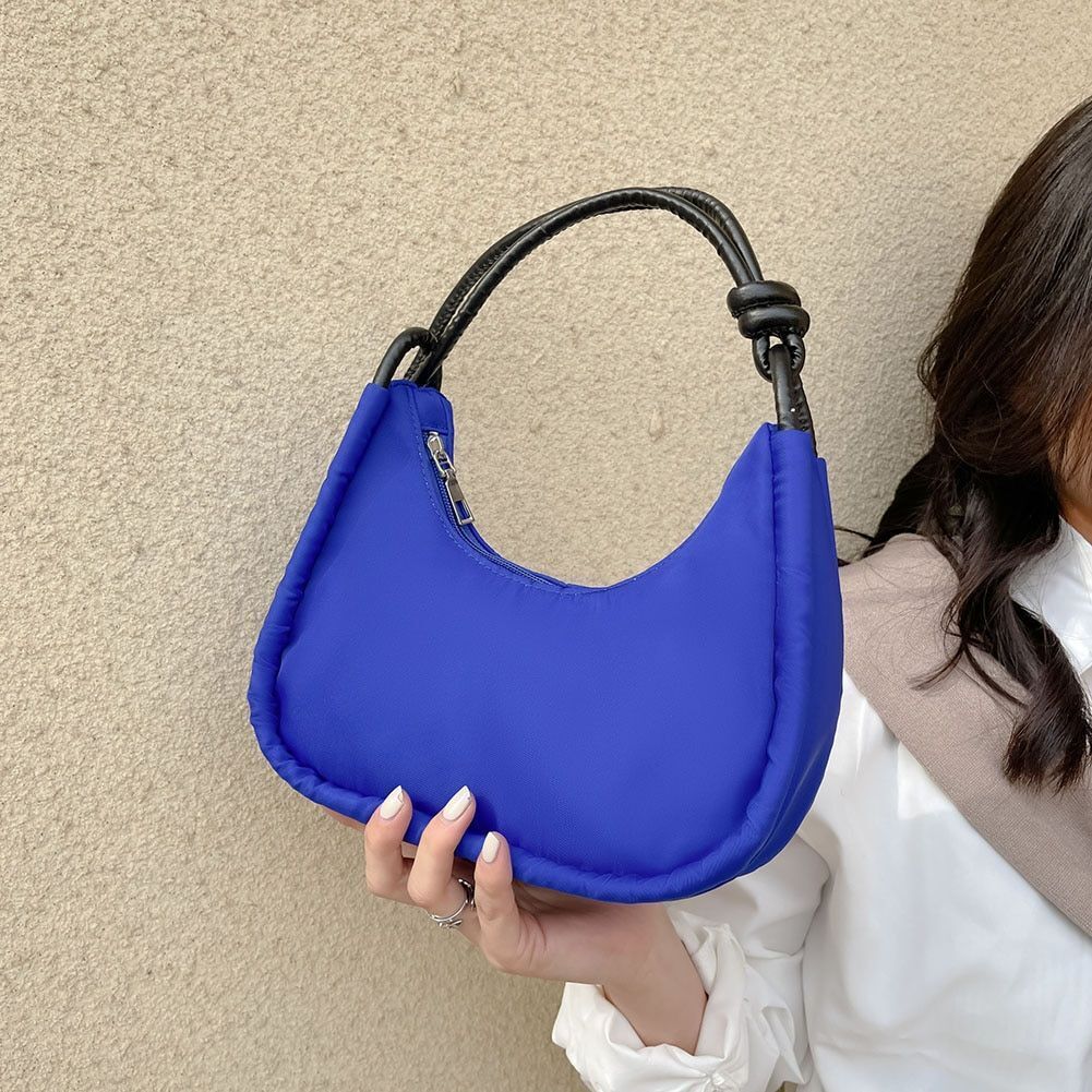 Chain Shoulder Bag Synthetic Leather Crossbody Satchel Handbag 23*19*11CM Zipper