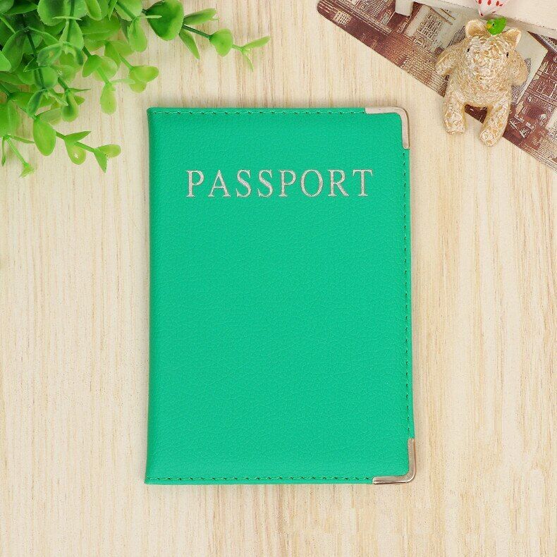 Unisex Pu Leather Passport Holder Passport Cover Worldwide Cover Passports Femme