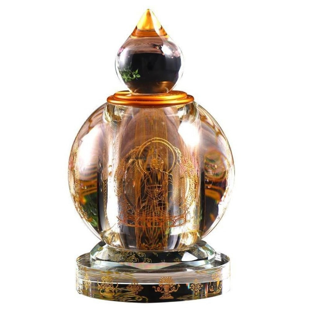 9.5cm New Buddha Hall Enshrines Crystal Relics Pagodas Ornaments