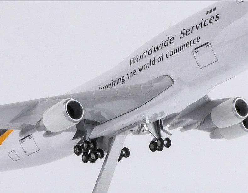 47CM 1:150 UPS BOEING 747-400 Airplane Landing Gears Resin Plane Aircraft Model