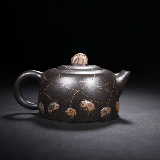 Vintage Chinese Yixing Purple Clay Teapot Zisha Ceremony Teaware Collection Rare
