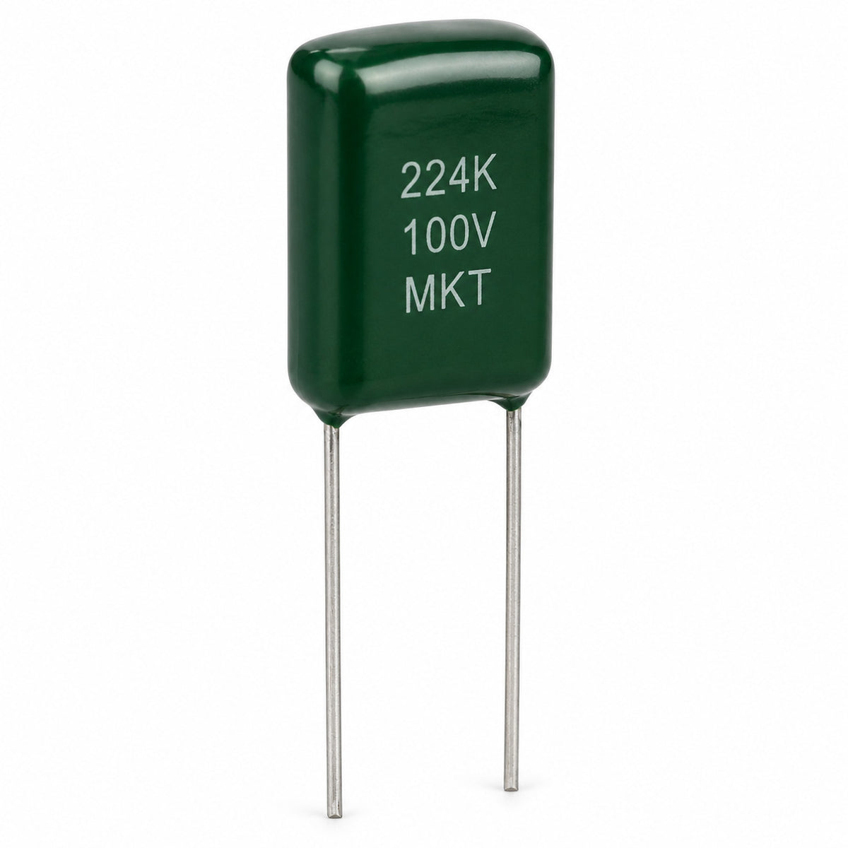 Mylar Radial Capacitor 10% 100 Volt 0.22 µF - Pack of 100