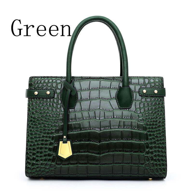 Alligator-patterned handbags, backpacks, handbags, backpacks