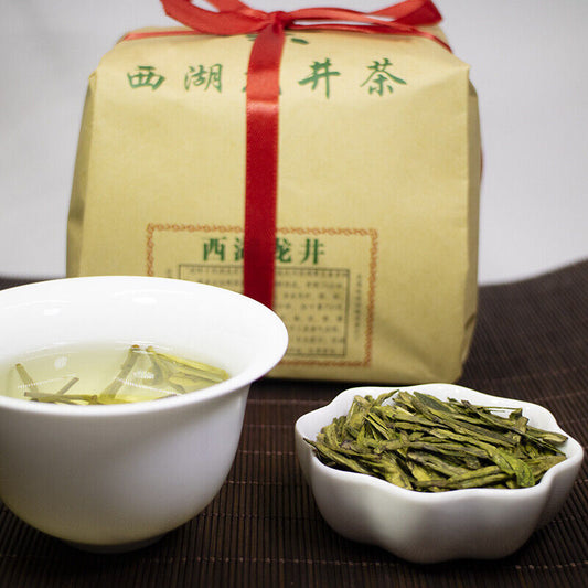 2023 1st Grade West Lake Dragon Well Green Tea Hang Zhou Longjing Cha 250g
