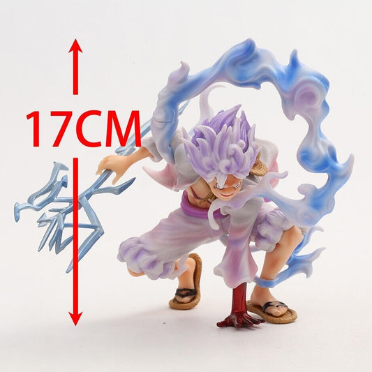 One Piece Gear 5 Sun God Nika Luffy PVC Action Figure Toy Statue Model Doll Gift