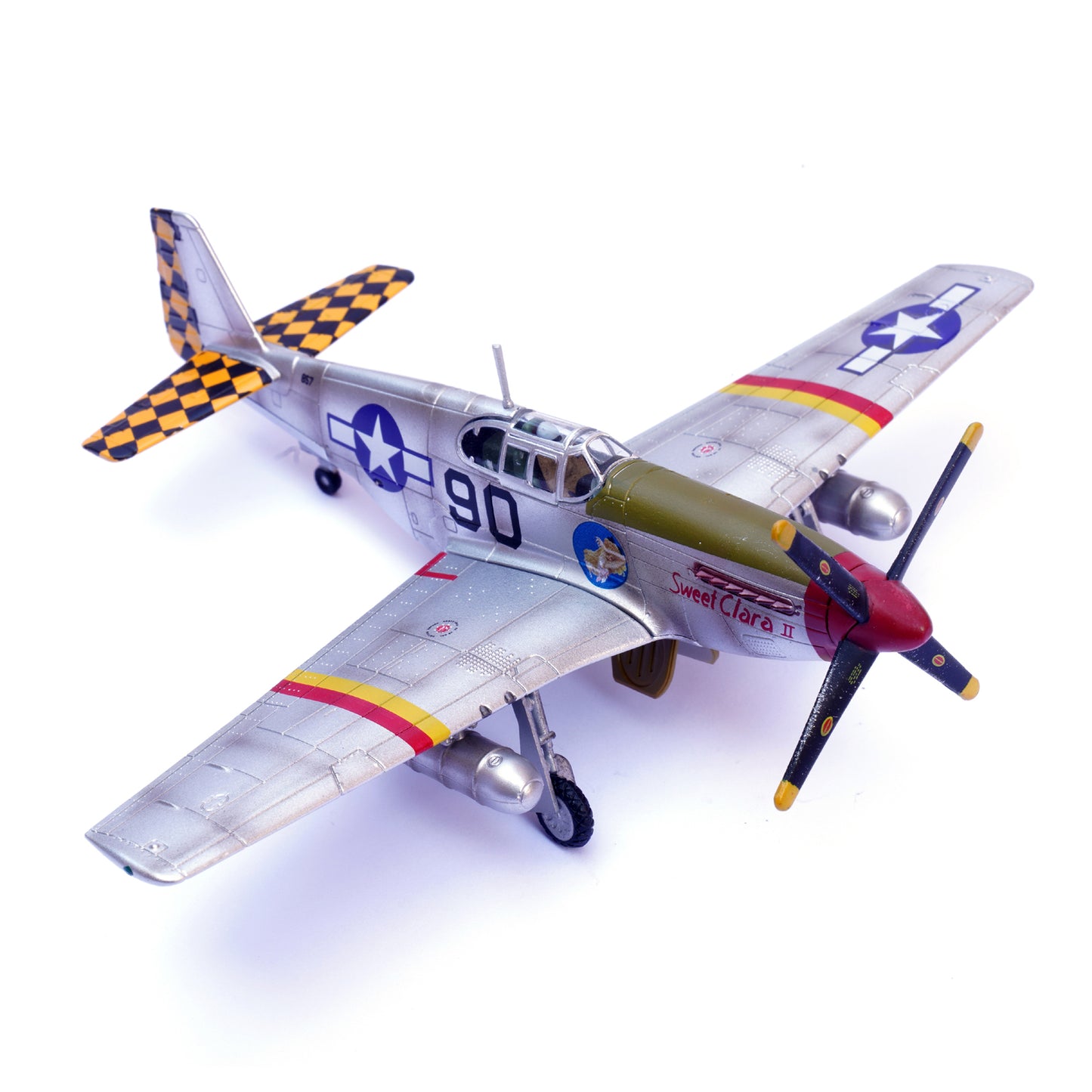 1:72 LEGION P-51B MUSTANG Fighter Plane Aircraft Diecast Airplane Model