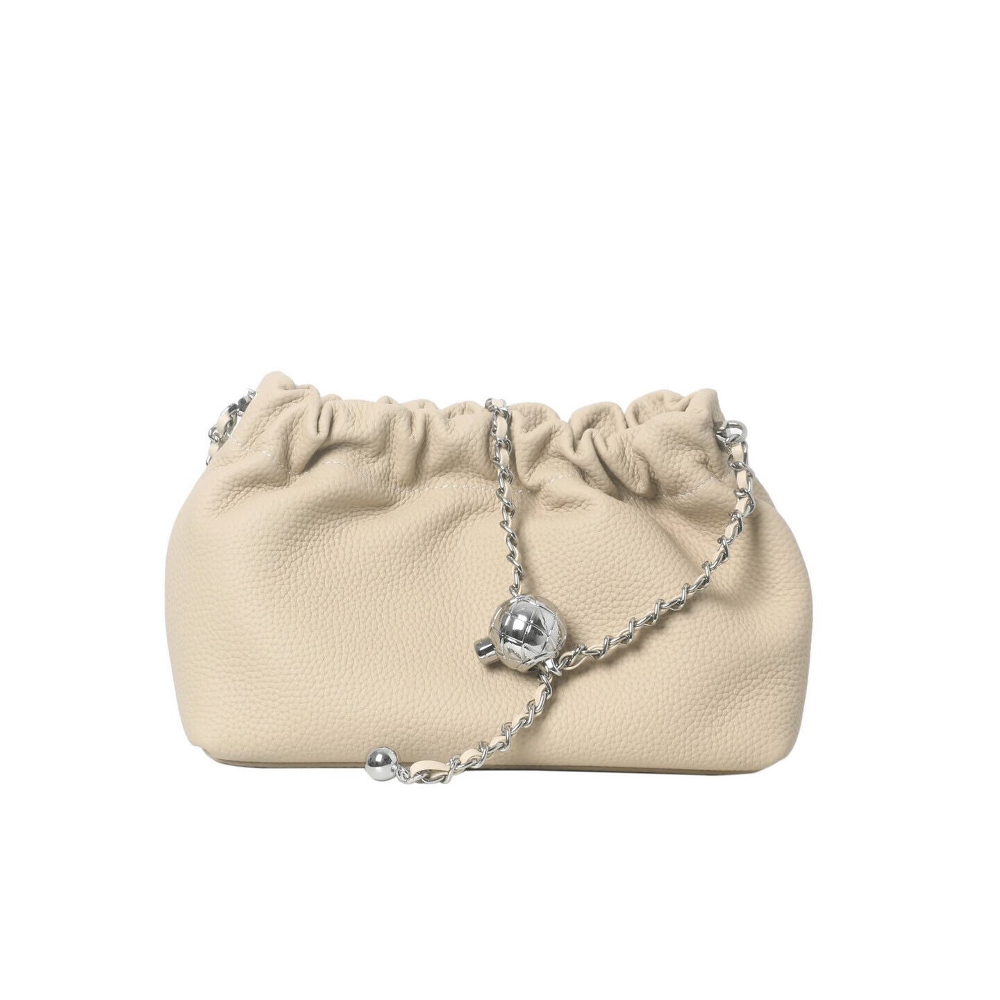 Small Mini Real Leather Clutch Purse Shoulder Bag Crossbody Adjustable Chain