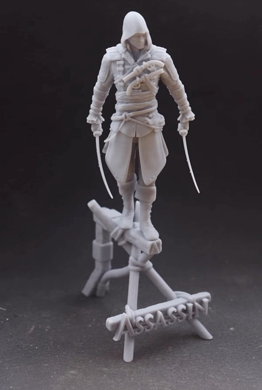 1/24 resin figures model Game Character Male Assassin Unassembled unpainted