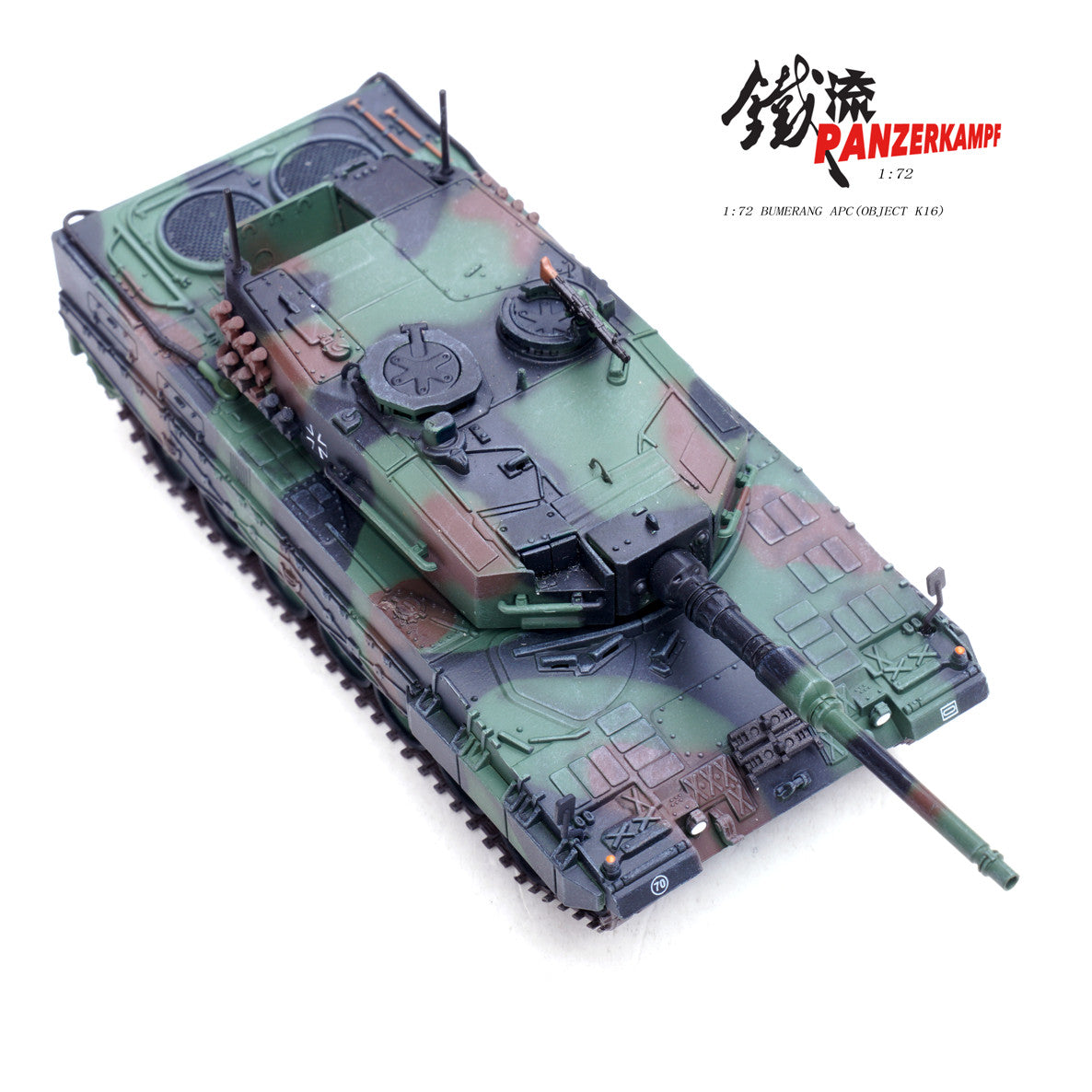 1:72 Panzerkampf German Army Leopard 2A4 Main Battle Tanks Diecast Armor Model