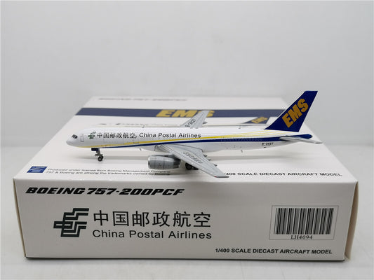 1:400 JC Wings China Postal Airlines B757-200 Airplane Diecast Aircraft Model
