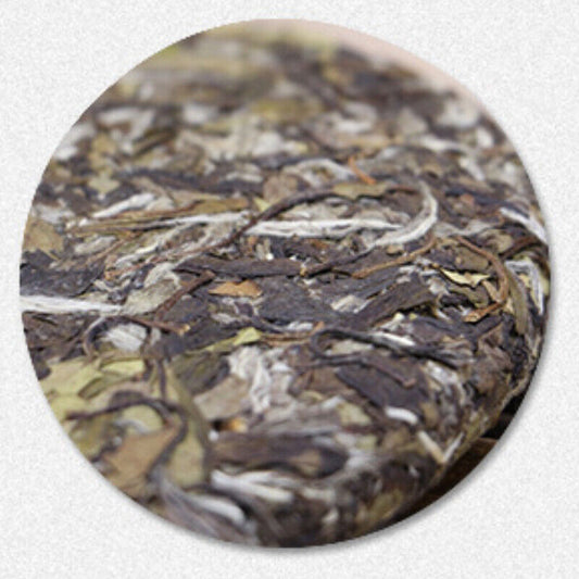 350g 2017 Organic White Tea Cake First Class Peony White Tea Floral Aroma Tea