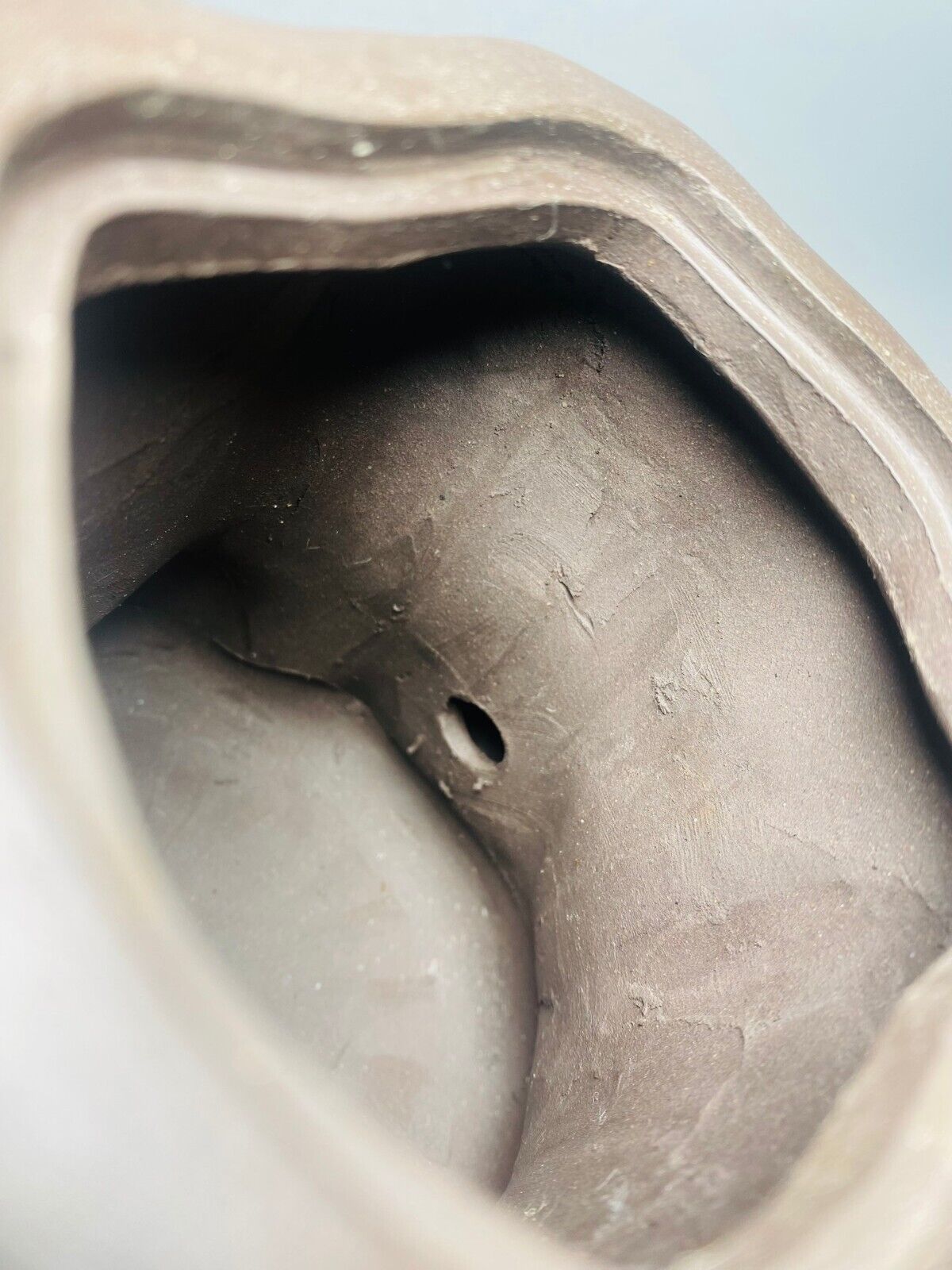 Chinese Yixing Zisha Clay Handmade Exquisite Teapot (树桩 底款:陈鸣远)