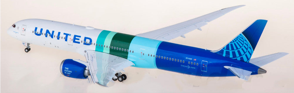 1:200 Geminijets United Airlines Boeing 787-9 Passenger Airplane Diecast Model