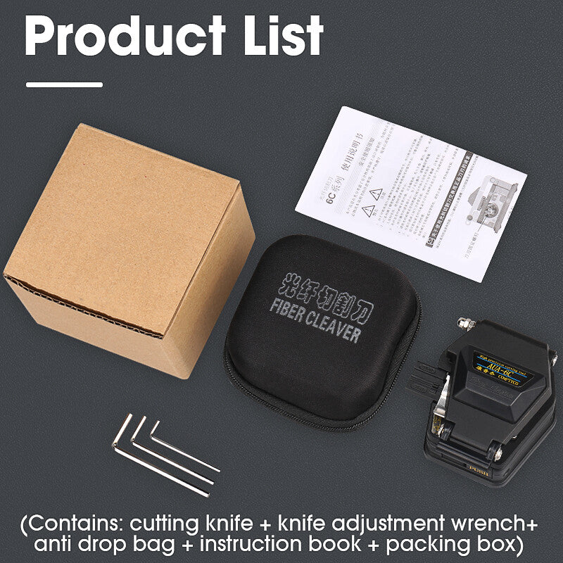Fiber Cleaver AUA-6C Cable Cutting Knife FTTT Fiber Optic Knife Tools Cutter