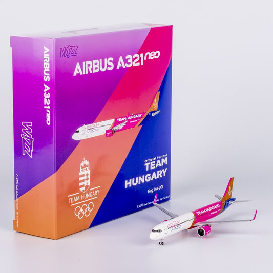 1:400 NG Models Wizz Air Hungary Airbus A321neo Diecast Aircraft Model
