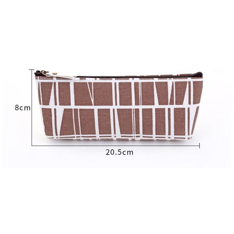 Plaid Printing Cosmetic Bag Makeup Case Organizer Bag Travel Tote Pouch Bags 1PC