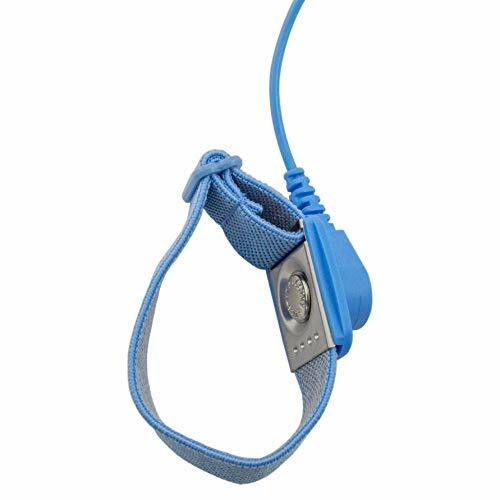 ESD Anti-Static Wrist Strap - Adjustable Band, 10' Cord - PC / Computer Building