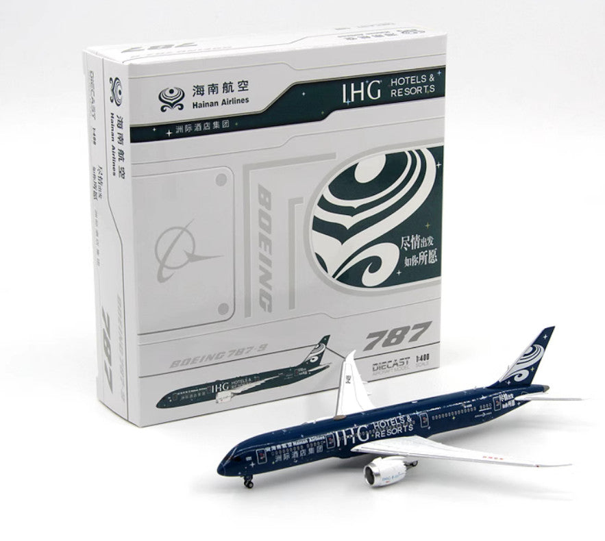 1:400 JC Wings Hainan Airlines BOEING 787-9 Airplane Diecast Aircraft Model