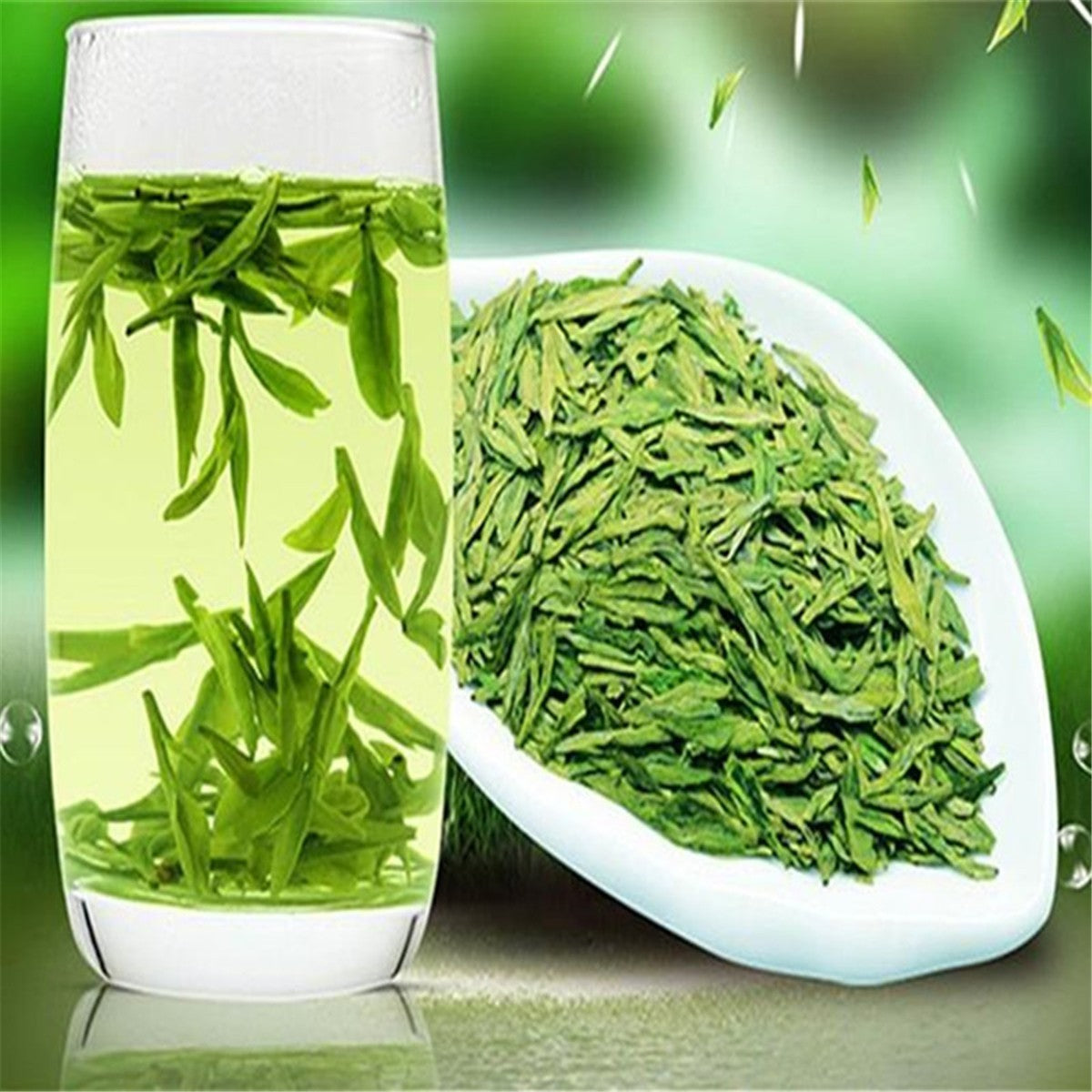 West Lake Longjing Green Tea Natural Herbal Energy Tea for Men Women 5A+ Grade