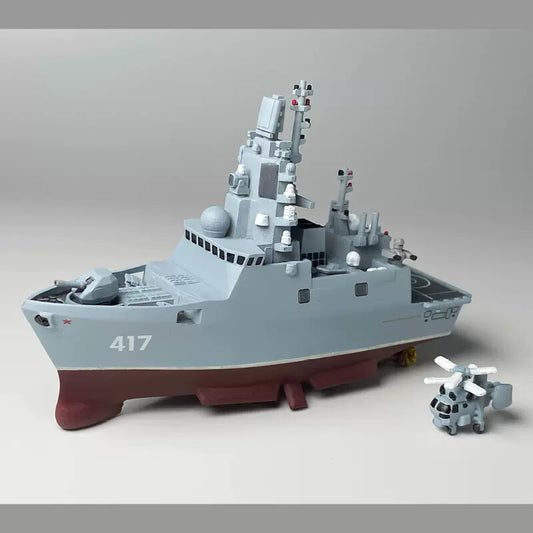 Q version pyotr Velikiy Cruiser Frigate 22350 resin Model 3Dprinted