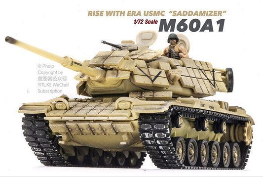 PMA M60 1/72 US Army M60A1 Tank Reactive Armour SADDAMIZER Gulf War Finish Model