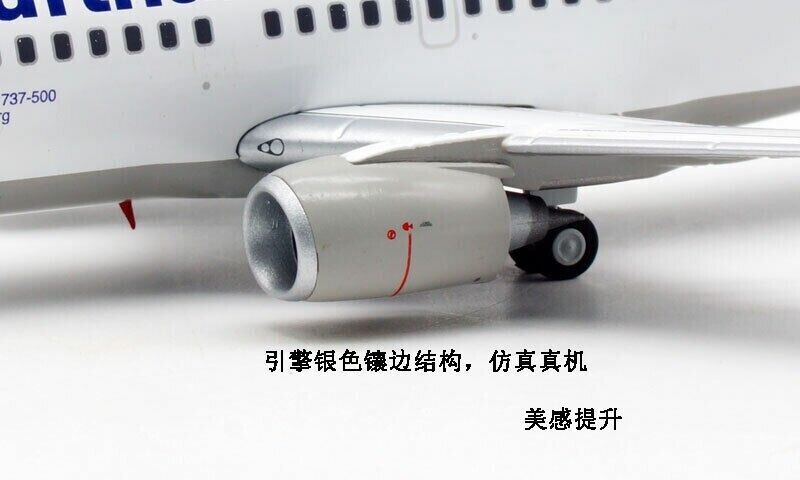 1:200 JC Wings Lufthansa BOEING 737-500 Passenger Plane Diecast Aircraft Model