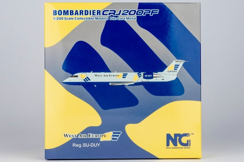 1:200 NG Model West Air Europe Bombardier CRJ200 Passenger Plane Diecast Model