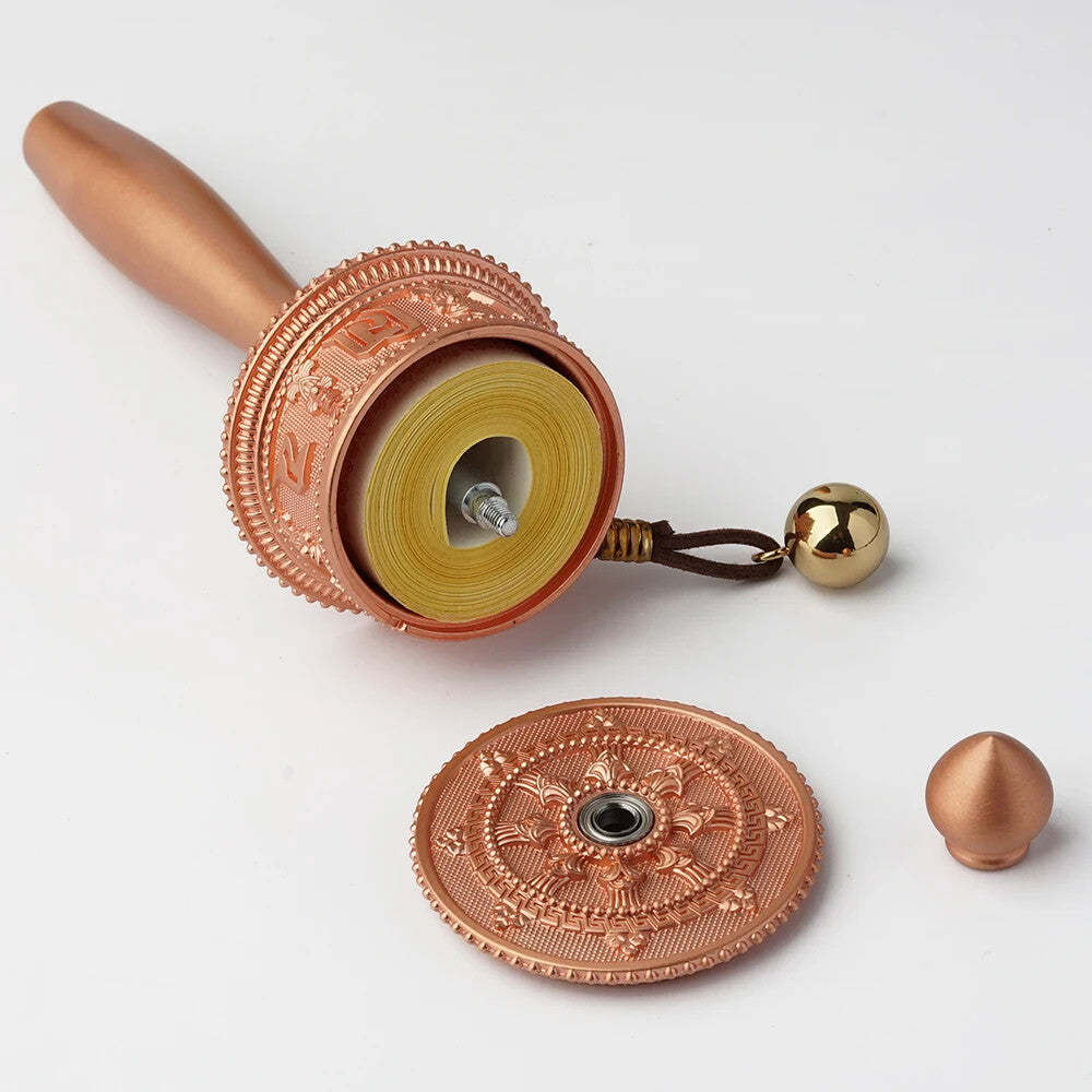 Tibetan Prayer Wheel Relieve Stress and Anxiety Perfect for Buddhist Meditation