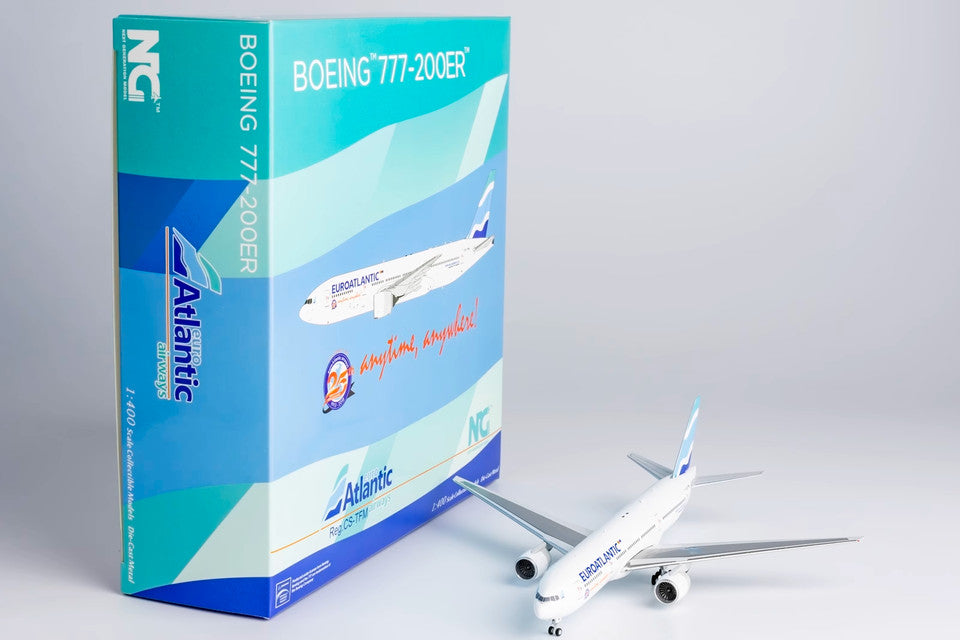 1:400 NG Model EuroAtlantic BOEING 777-200ER Passenger Airplane Diecast Model