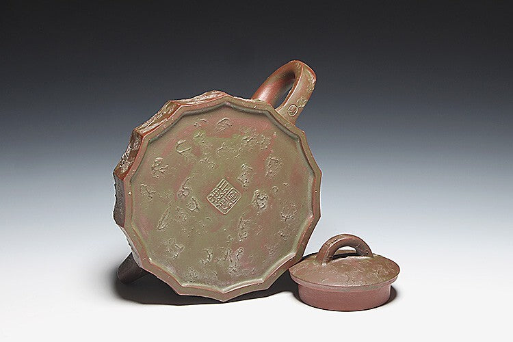 Tea Pot China Yixing Zisha Old Artister Hand Made 290cc "bronze" Teapot 1990'