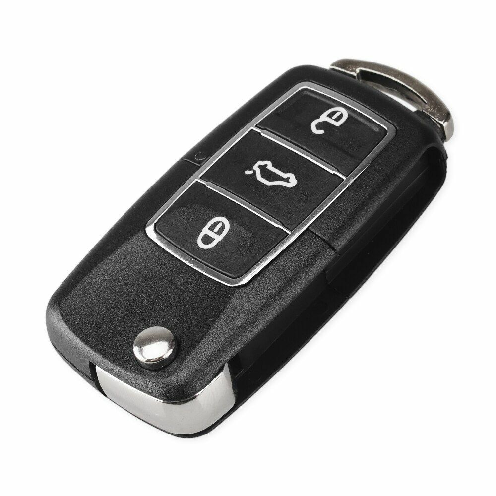 Car Key Shell For Volkswagen VW Jetta Golf Passat Skoda Flip Fold B5 B6 Beetle
