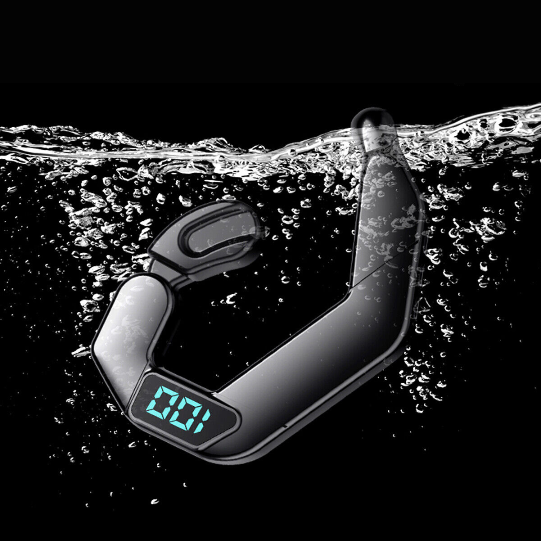 Wireless Bluetooth Headset 5.2 Earpiece Earbuds Noise Cancelling Driving Trucker