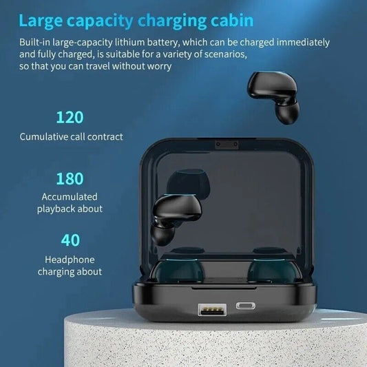 Bluetooth Earbuds for iphone Samsung Android Wireless Earphone IPX7 Waterproof