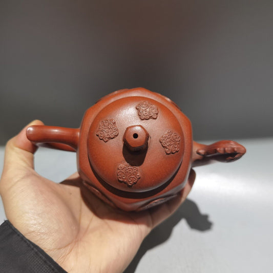 Vintage Chinese Yixing Purple Clay Teapot Zisha Ceremony Fashion Gift Teaware