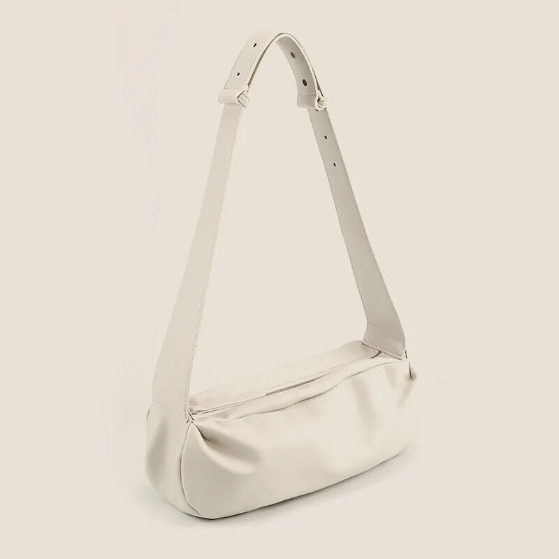 Crossbody Bags Women Wide Strap Shoulder Bag Soft Pu Leather Messenger Bag