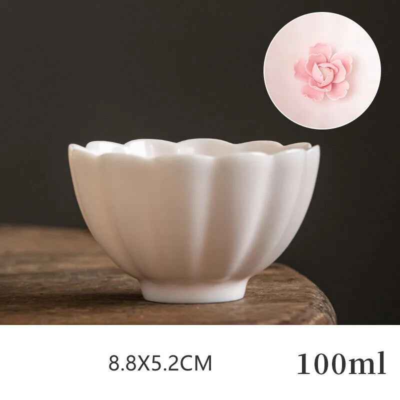 Ru Kiln Tea Cup Ceramic Single Cup Master Cup Kung Fu Tea Set Tea Table Tea Set