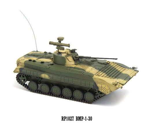 1:72 Russian Bmp-1-30 Armored Vehicle Camouflage Painting Model Collection