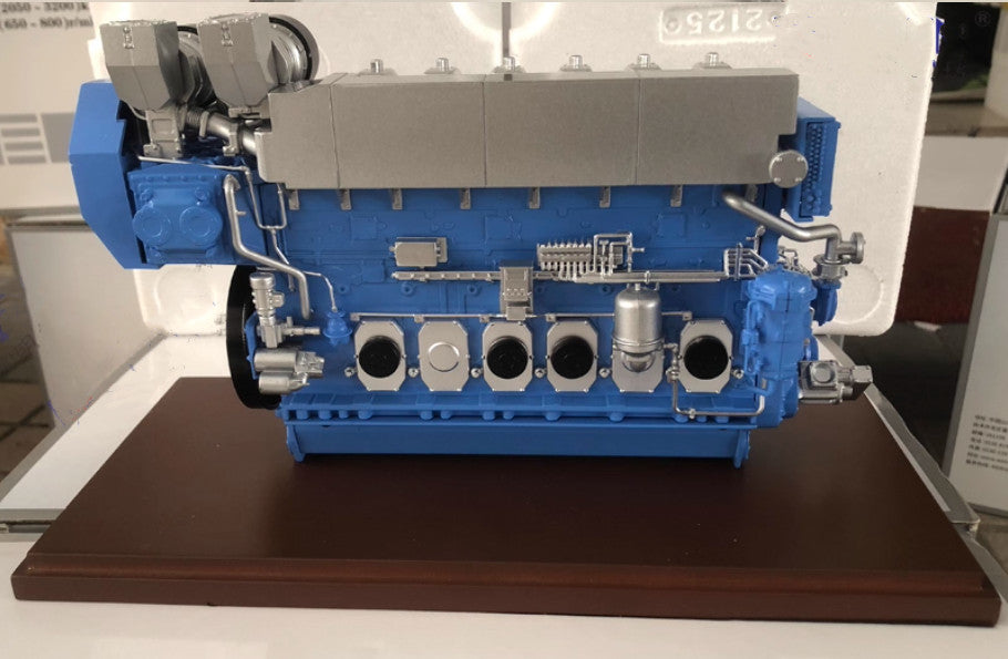 1:20 WEICHAI WH28 Marine Engine Large-Scale Engine Generator Diecast Model