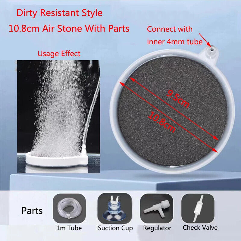 Aquarium Accessories 35 50 80mm Oxygen Aerator Increasing Air Bubble Stone Tools