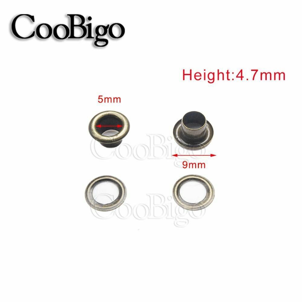 100Set Antique Brass Eyelets Grommets Camping Tent Awnings Canvas Canopy Outdoor