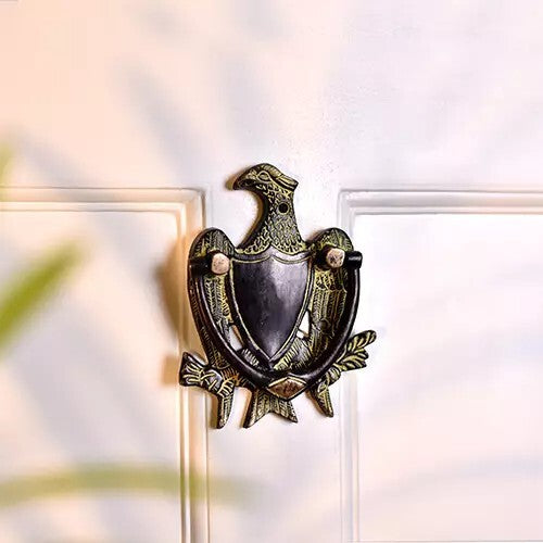 Antique Look Brass Eagle Door Knocker Door Bell Home Decor