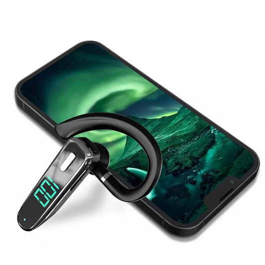 US Wireless Bluetooth Earpiece Headset Driving Trucker Earbuds Noise Cancelling
